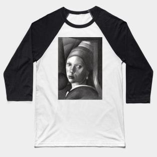 The Girl with the Pearl Earring Baseball T-Shirt